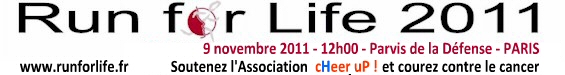 logo Run For Life 2011