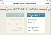 Capture d'écran de l'appli BioCardio de Roche